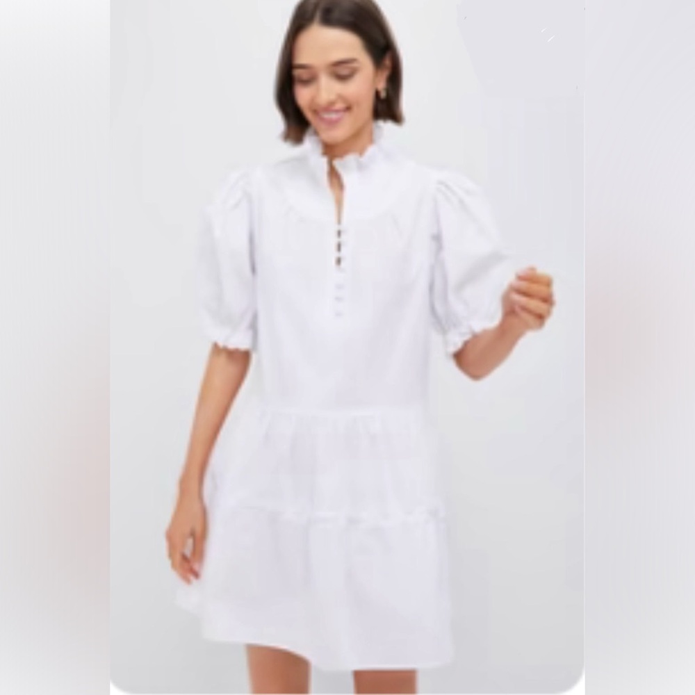 NWT POMANDER PLACE White Selena Mini Dress Sz Medium (Accessories NOT Included)